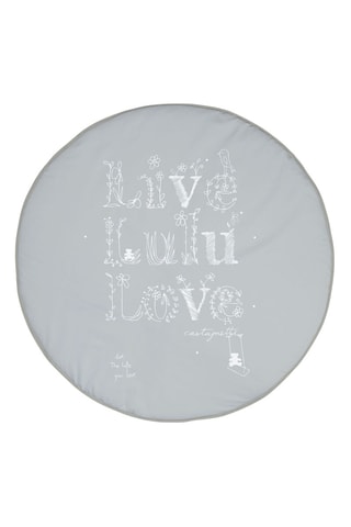 Tapis Essential Lulu - Gris et blanc - 90 x 90 cm