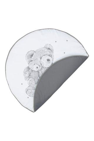 Tapis Carina Lulu - 90 cm - Blanc et gris