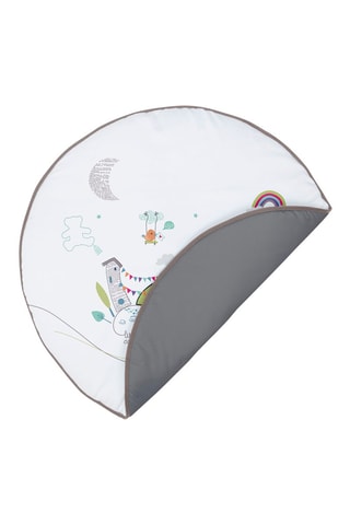 Tapis Lulu Village - Blanc et marron - 90 cm