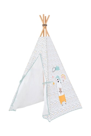 Tipi Nordic Bear - Bleu - 
170 x 86 cm