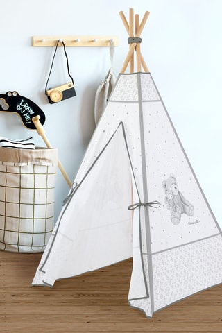 Tipi d'intérieur Carina Lulu - Blanc et gris