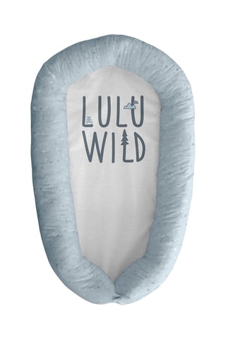 Réducteur de lit Lulu Wild - 
Bleu marine - 48 x 90 x 8 cm