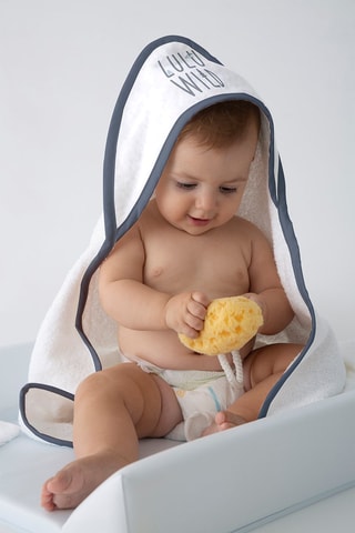 Sortie de bain Lulu Wild - Bleu - 75 x 75 cm