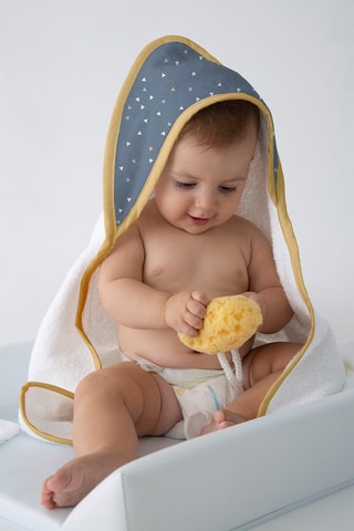 Sortie de bain Party Lulu - Ocre - 100 x 100 cm