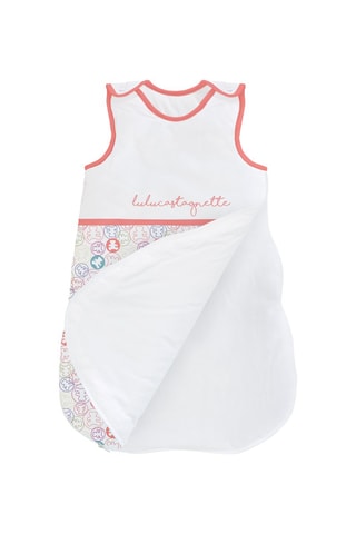 Gigoteuse All Lulu - Blanc et rose - 70 cm