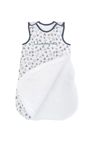 Gigoteuse Allover cour - Blanc et gris - 70 cm