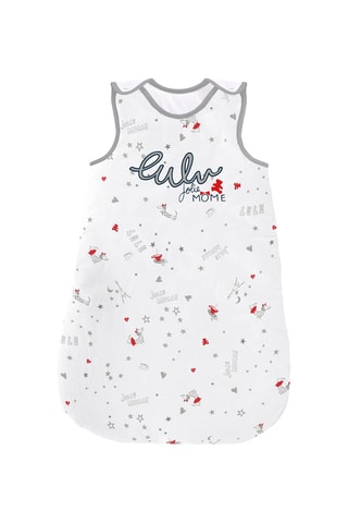 Gigoteuse Jolie môme - Gris et blanc - 70 cm