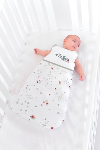 Gigoteuse Jolie môme - Gris et blanc - 70 cm