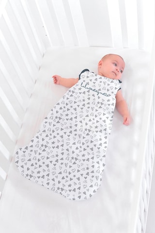 Gigoteuse Allover cour - Gris et blanc - 90 cm