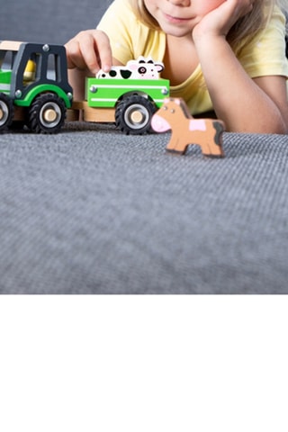 Tractor en Aanhangwagen Vanaf 1 Jaar