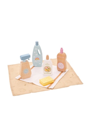 Set van houten schoonmaakproducten - Vanaf 3 Jaar