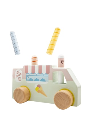 Houten ijscokar Pop Up - Vanaf 24 Maanden