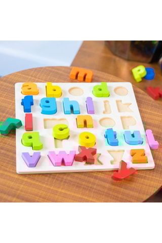 Houten Puzzel Alfabet - Vanaf 2 Jaar