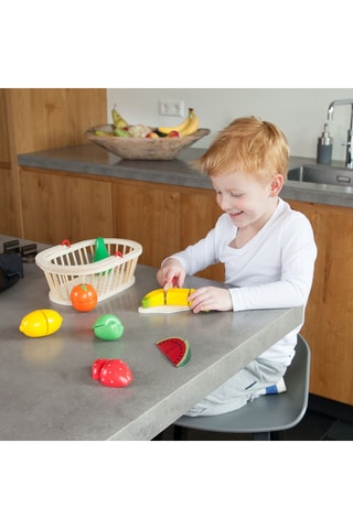 Houten Fruit om te Snijden  Vanaf 24 Maanden