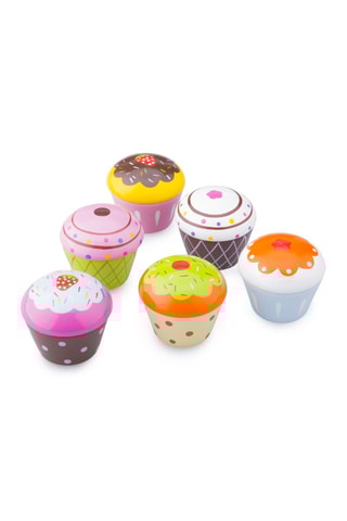 Houten Cupcakesset -  Vanaf 3 Jaar