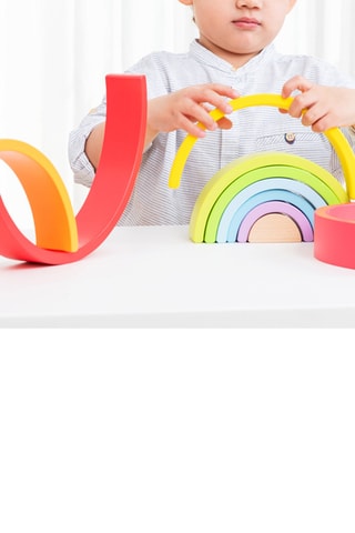 Houten Regenboog Vanaf 12 Maanden