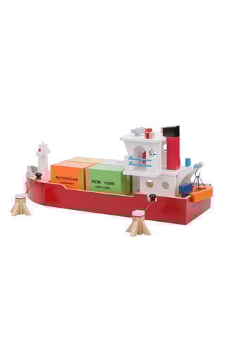 Houten Vrachtschip -  Vanaf 3 Jaar