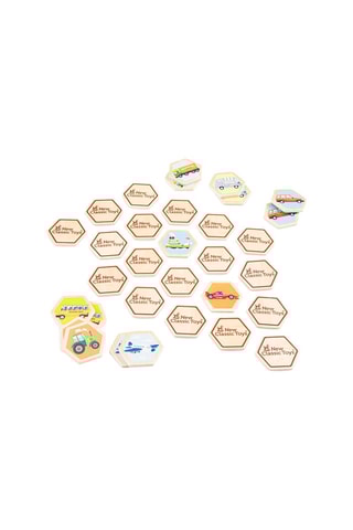 Houten Memory Voertuigen - Vanaf 3 Jaar