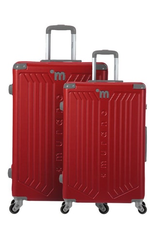 Valise cabine et valise grand volume Mad (S/L) – Rouge - Murano