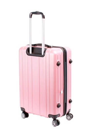 Bagaglio a mano e valigia media - Rosa - 55/65 cm