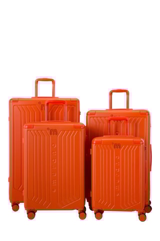 Set de 4 valises - Orange - 55/65/75/85 cm - Murano