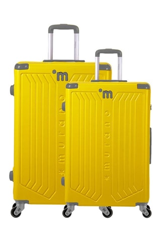 Valise cabine et valise grand volume MAD (S/L) - Jaune - Murano