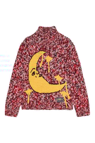 Camisola de lã - Vermelho e amarelo