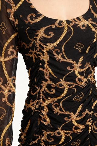 Vestido justo - Preto