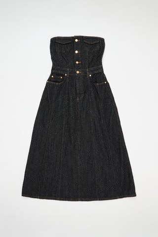 Vestido caicai em algodão biológico - Preto