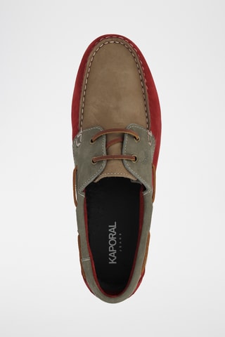 Chaussures bateau en cuir Fably - Rose