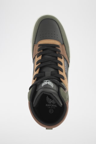 Baskets montantes Badhigh - Kaki et noir