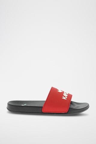 Claquettes Baporal - Noir et rouge