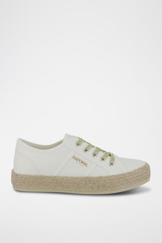 Tennis plateformes Biogaty - Blanc