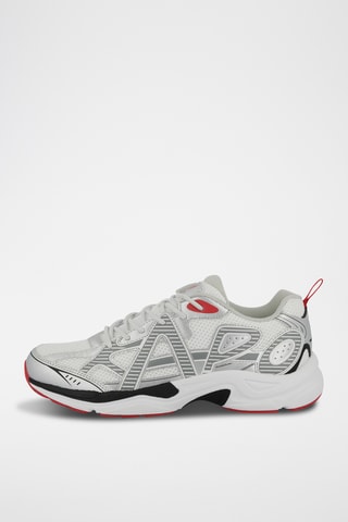 Baskets Adril - Gris et rouge