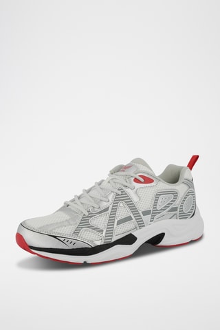 Baskets Adril - Gris et rouge