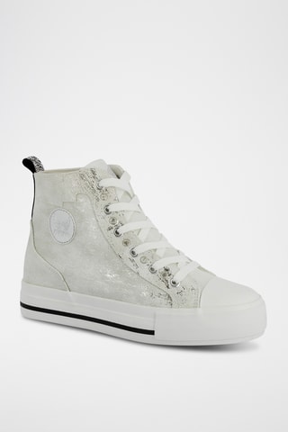 Tennis montantes Tapioca - Blanc