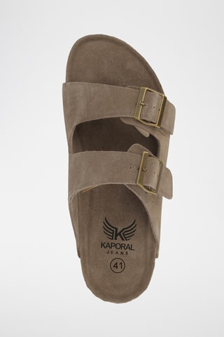 Mules en cuir Jimmy - Beige