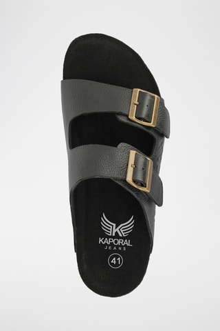 Mules en cuir Jimmy - Noir