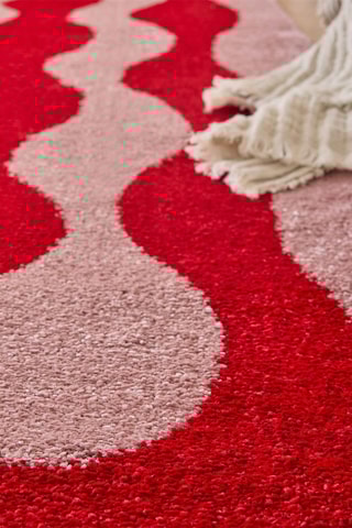 Tapis Groovy - Rouge