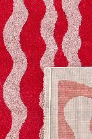Tapis Groovy - Rouge