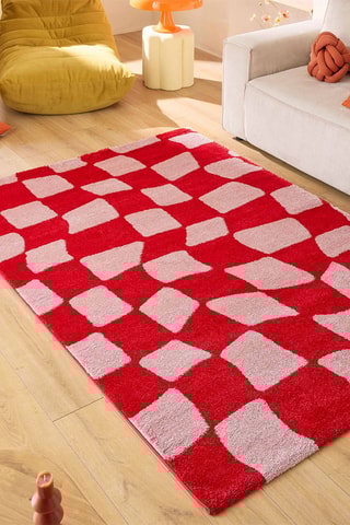 Tapis Groovy - Rouge