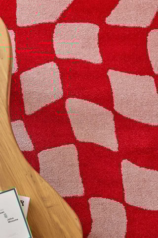 Tapis Groovy - Rouge
