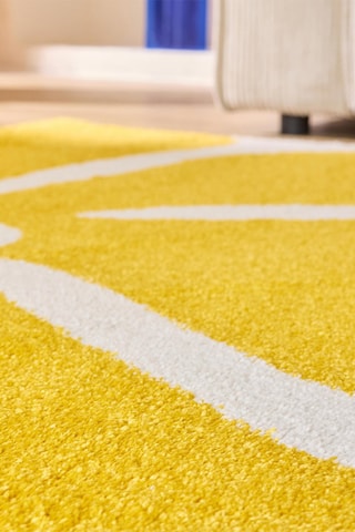 Tapis Groovy - Jaune