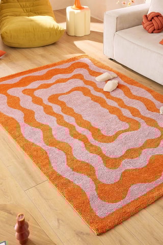 Tapis Groovy - Orange