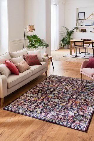 Tapis Anatolia - Bleu et noir