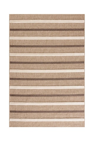 Tapis Palma - Beige et blanc