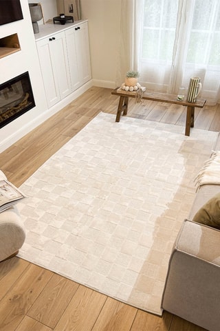 Tapis Garden - Blanc