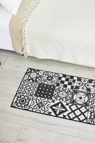 Tapis Utopia - Noir et blanc