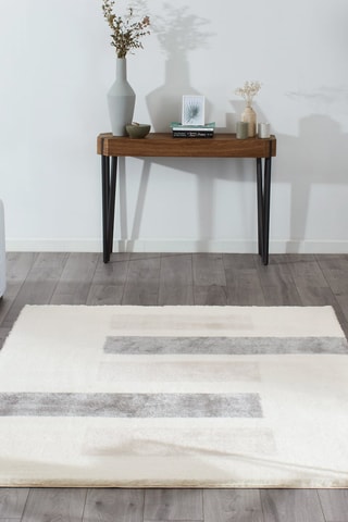 Tapis Karena - Beige et anthracite