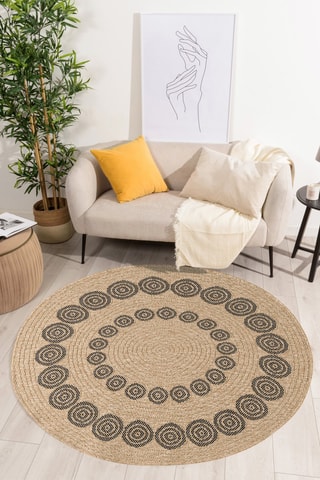 Tapis Nature - Beige et noir